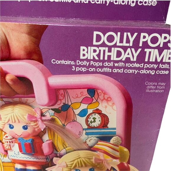 Dolly Pops Bath And Birthday Time Doll Outfit Toy Set Of 2 Vintage Knickerbocker - Picture 3 of 14